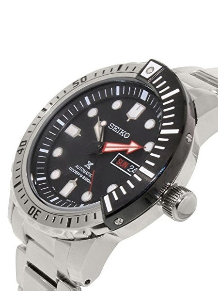 Seiko Prospex Black Dial Mohawk with Seiko 4R36, 24-Jewel Automatic Movement #SRP587