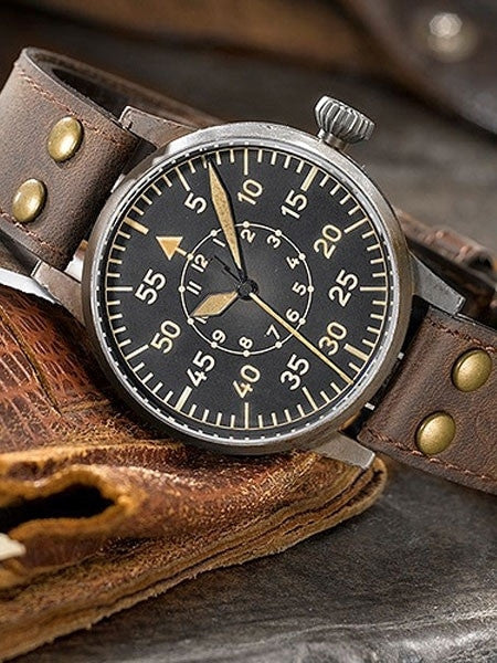 Laco Original Paderborn Erbstuck Swiss Automatic Pilot Watch with Sapphire Crystal #861932