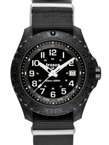 Traser Outdoor Pioneer Watch with Tritium Illumination and Rotating Black Bezel #102902