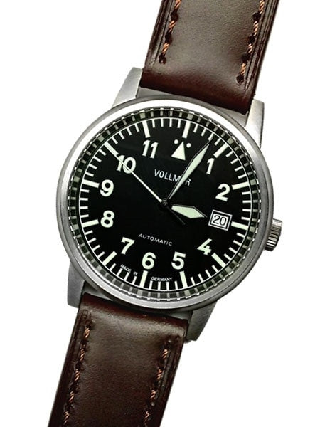 Vollmer Aerodyne Swiss Automatic Watch with Sapphire Crystal, 38.5mm Titanium Case #V5H84