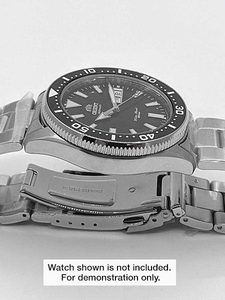 Polished Finish Stainless Steel Bezel Coin Edge for Orient Kamasu