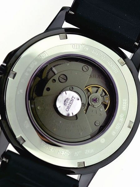 Orient 42mm Black PVD Stingray Day and Date Automatic Watch with Black Dial #EM7K003B