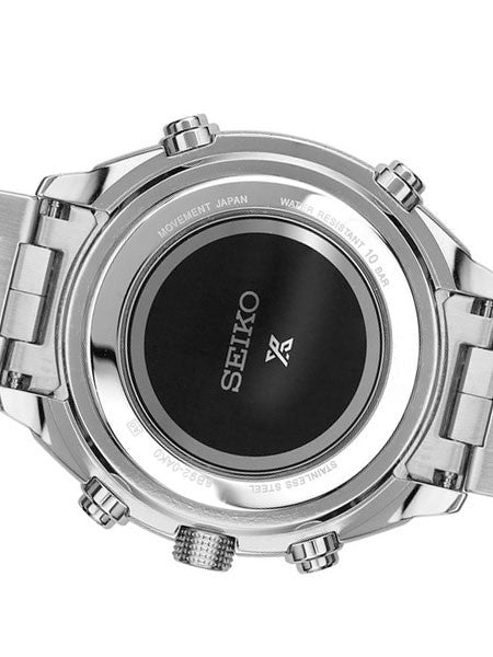 Seiko Coutura Radio Sync, Solar Powered, Chronograph, World Time Watch with Sapphire Crystal #SSG009