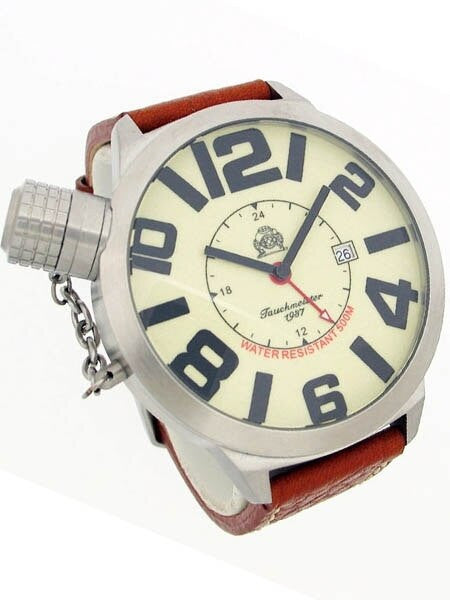 Tauchmeister T0066 XXL Dive GMT Watch with Fully Luminous Dial