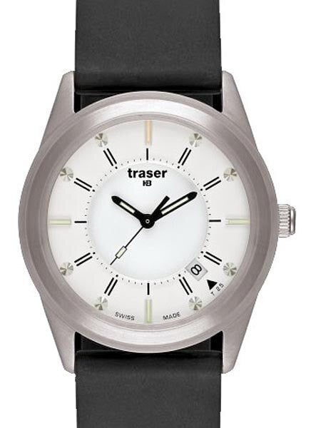 Traser Classic Translucent Dial, Silicone Strap Quartz Watch T4302.84C.E3A.08