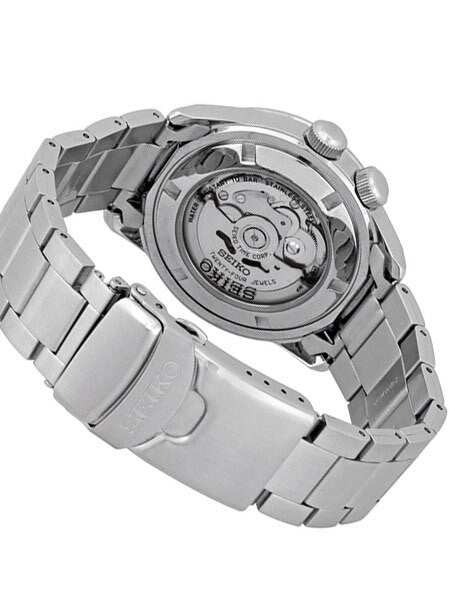 Seiko 42mm Sports 5, 24-Jewel Automatic Watch with Day and Date Window #SRPB25J1