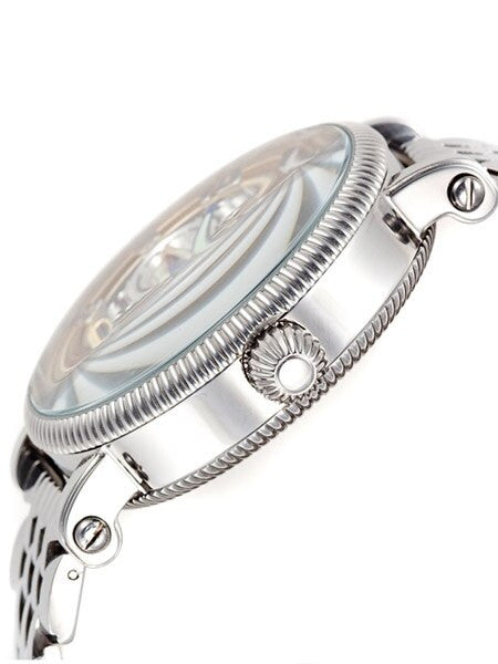 Rougois Dual Time Zone Skeleton Automatic Watch with Day/Night Dial RMAS