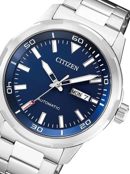 Citizen Automatic Blue Dial Watch with Stainless Steel Bracelet #NH8370-86L