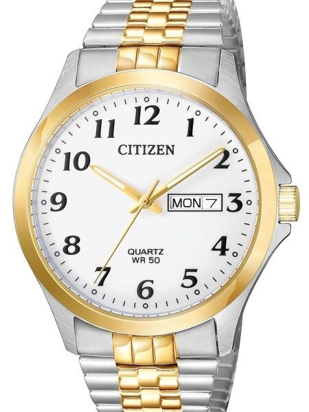 Citizen Two-Tone Quartz Watch with Expandable Bracelet #BF5004-93A