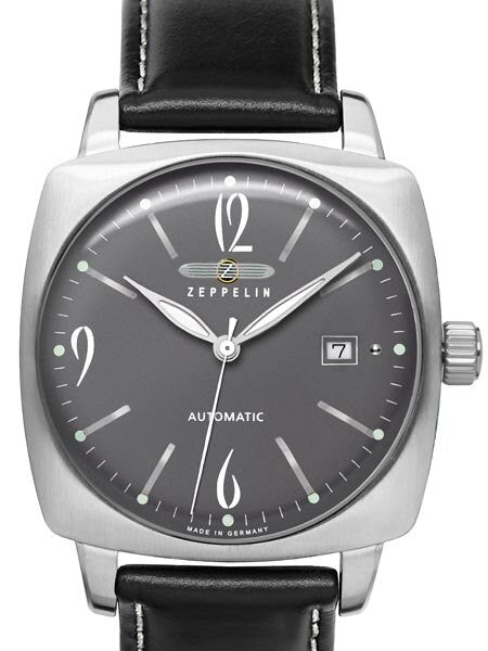 Graf Zeppelin LZ121 Mediterranee Automatic Watch with Anthracite Dial #7750-2