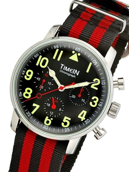 Seagull TimeIN Hand Wind Mechanical Chronograph with SuperLuminova Markers #6488-2903