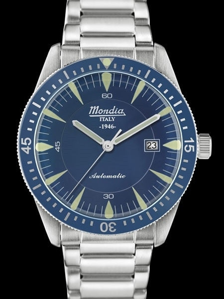 Mondia 1946 Automatic Watch with Blue Dial #MI760SS-02BL-BM