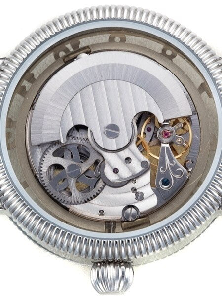 Rougois Dual Time Zone Skeleton Automatic Watch with Day/Night Dial RMAS