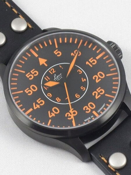 Laco Mantua Type B Dial Automatic Pilot Watch with Sapphire Crystal #861966PVD