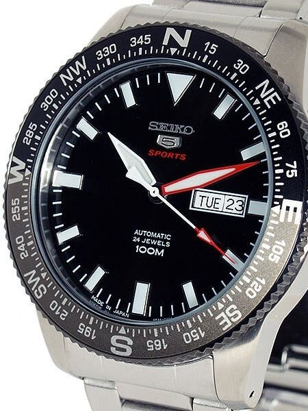 Seiko 5 Sports 24-Jewel, Automatic with Rotating Compass Bezel #SRP669J1