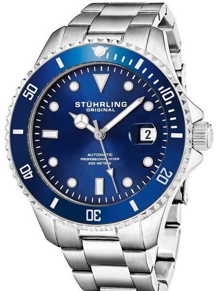 Stuhrling Regatta 200 Meter Automatic Dive Watch with 42mm Case #792.02