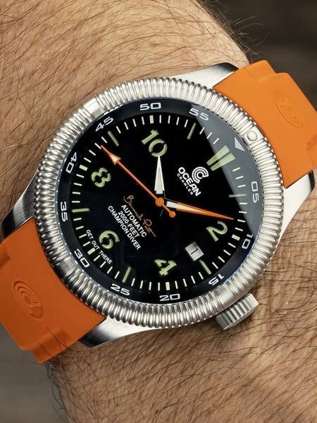 Ocean Crawler Champion Diver Swiss Automatic Watch with AR Sapphire Crystal #CD-245