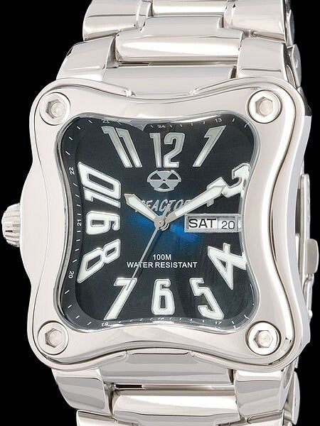 Reactor Elite Series, Flux Watch with SuperLuminova Illumination and Stainless Steel Case #87003