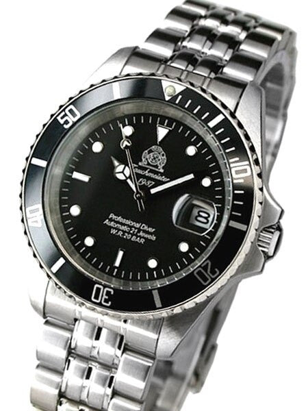 Tauchmeister Classic Automatic Dive Watch with Screw-Down Crown #T0006