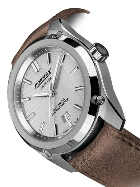 Formex Essence Swiss Automatic Chronometer with Silver Dial #0330.1.6341.722