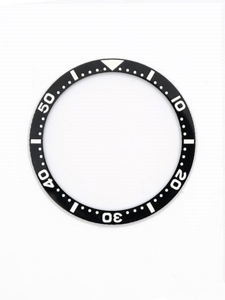Black Ceramic Luminous Bezel Insert for Seiko SKX007, SKX009, SKX011 #C03