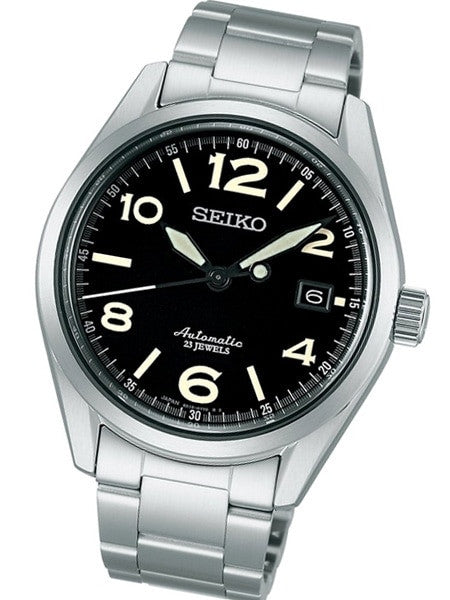 Seiko Black Dial Automatic Dress Watch with 40.3mm Case, and Sapphire Crystal  #SARG009