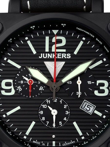 Junkers Horizon Airplane Chronograph Watch with Alarm #6792-2