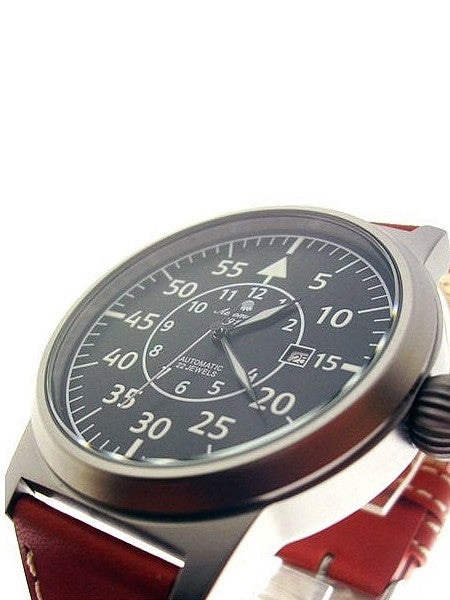 Aeromatic 1912 XL Aviator Automatic Watch, Leather Strap #A1346