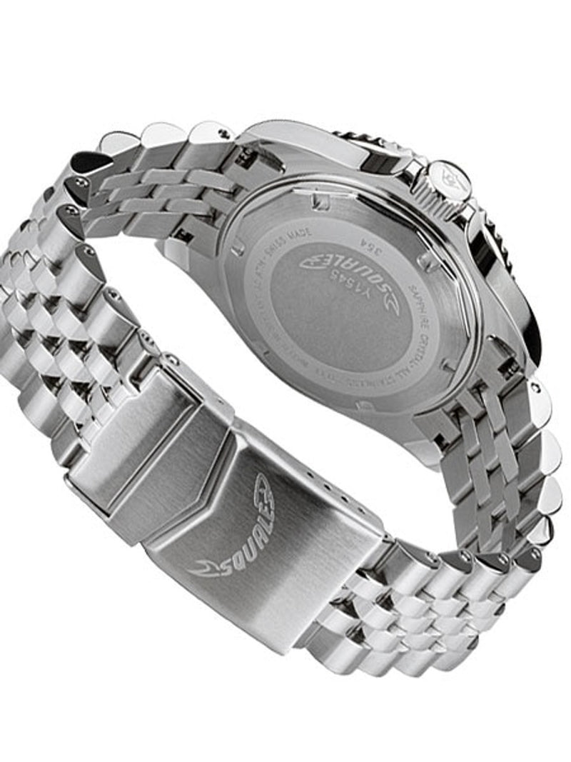 Scratch and Dent - Squale 300 meter Swiss Automatic GMT watch with Luminous Ceramic Bezel, AR Sapphire Crystal #SND1000