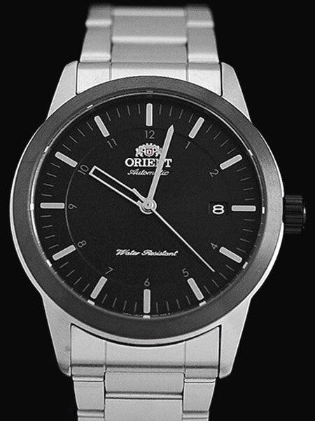 Orient 40.5mm Sentinel Automatic + Hand Wind Watch with Black Dial #AC05001B