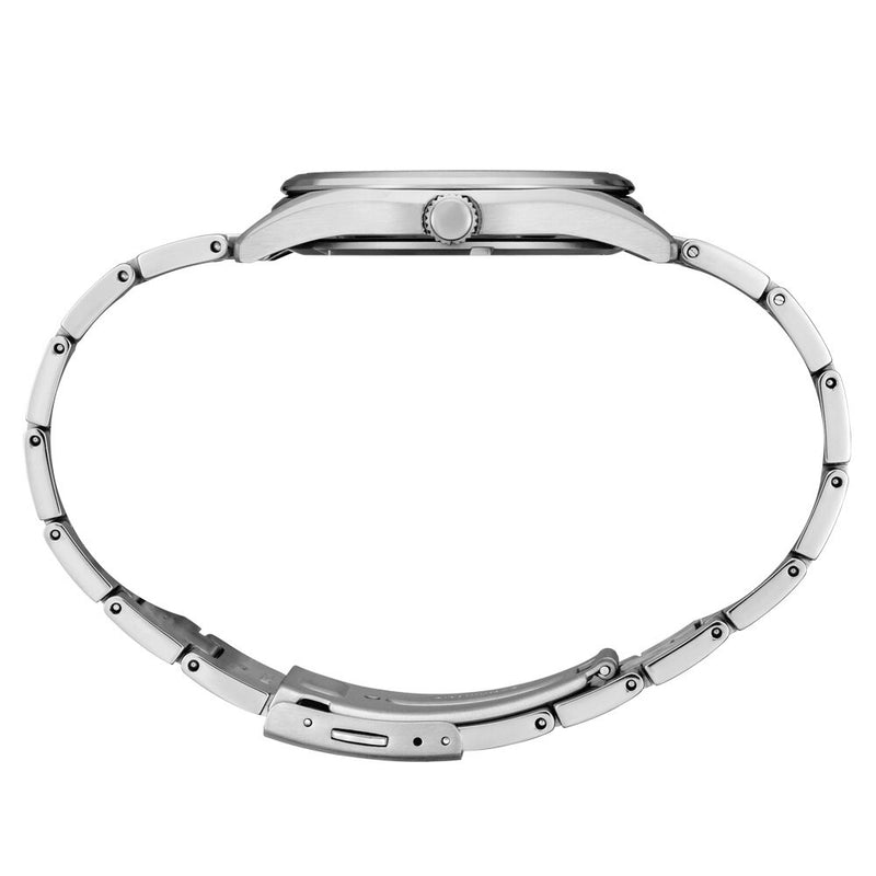 Seiko 40mm Titanium Quartz Watch with Sapphire Crystal and Titanium Bracelet SUR373