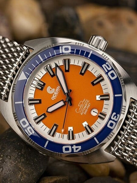 Ocean Crawler Core Diver Swiss Automatic Watch with AR Sapphire Crystal #CD-119