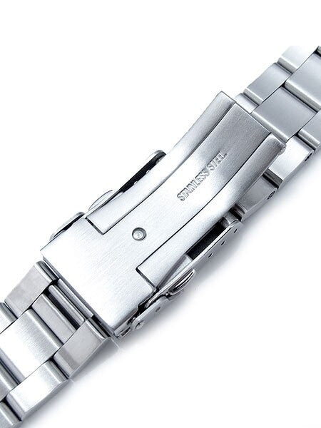 Strapcode 20mm Super-O "Boyer" watch band for SEIKO SKX013 Curved End #SS201803B049
