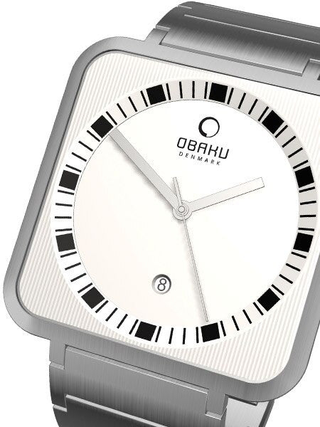 Obaku Harmony Quartz Watch with Stainless Steel Bracelet #V139GCISC