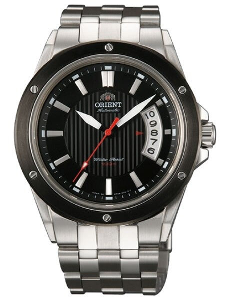 Orient Advancer Automatic Sport Watch with a Black Dial and Open Date Window  #ER28004B