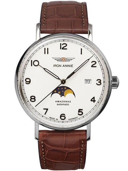 Iron Annie Amazonas Impression Swiss Automatic Moonphase Watch #5908-1