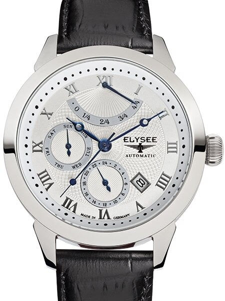 Elysee Talos Miyota 9100 Automatic with Power Reserve Indicator and 24-Hr Sub-Dial #17008