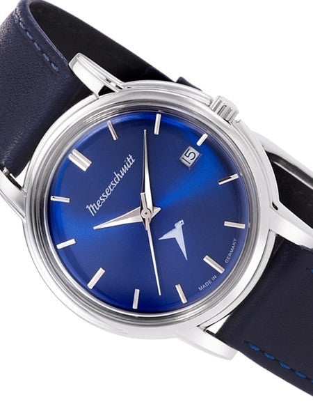 Messerschmitt Radiant Blue Dial Special Edition Quartz Dress Watch #KR200-BDBL
