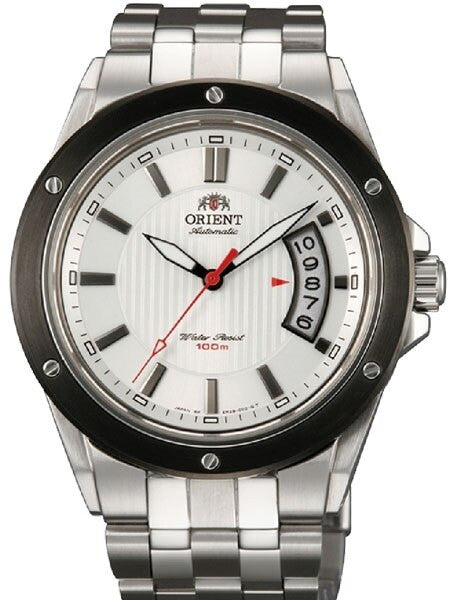Scratch and Dent - Orient Advancer Automatic Sport Watch with a White Dial and Open Date Window  #ER28004W-SND2