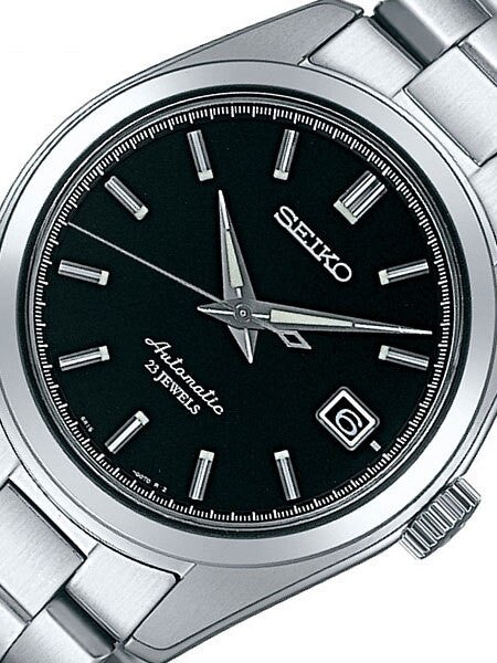 Seiko Black Dial Automatic Dress Watch with 38mm Case, and