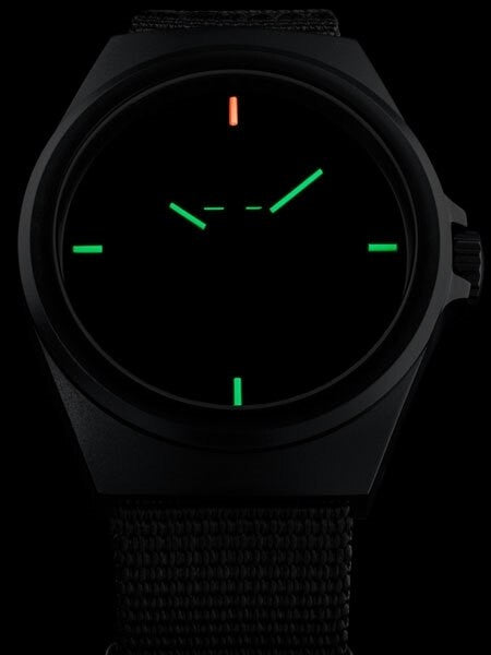 Traser P59 Essential M Black Dial Watch w/Trigalight + SuperLuminova #108218