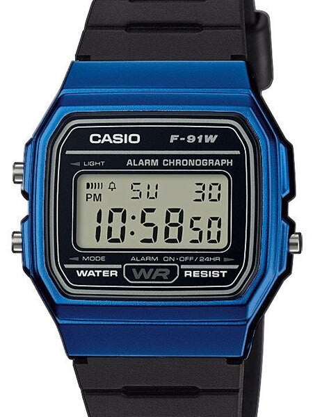 Casio Men's Vintage Series Digital Resin Strap Watch #F-91WM-2A