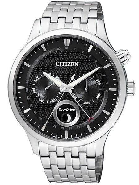 Citizen Eco-Drive Calendar Watch with Pointer Date, Sapphire Crystal #AP1050-56E