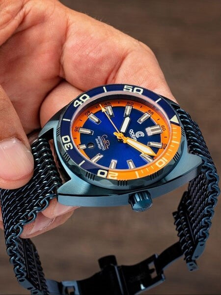 Ocean Crawler Core Diver Swiss Automatic Watch with AR Sapphire Crystal #CD-521