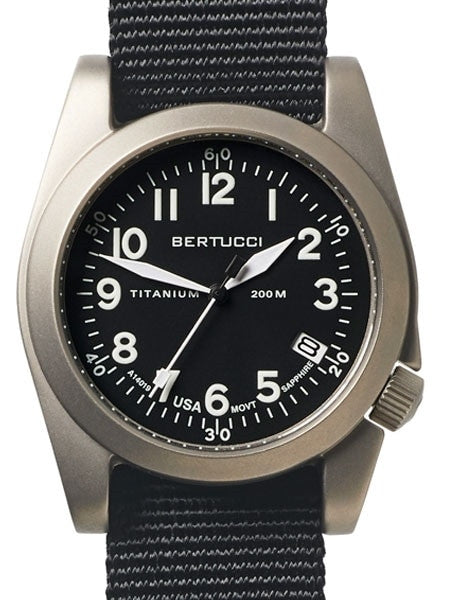 Bertucci 13330 A-11T Americana Quartz Field Watch with Titanium