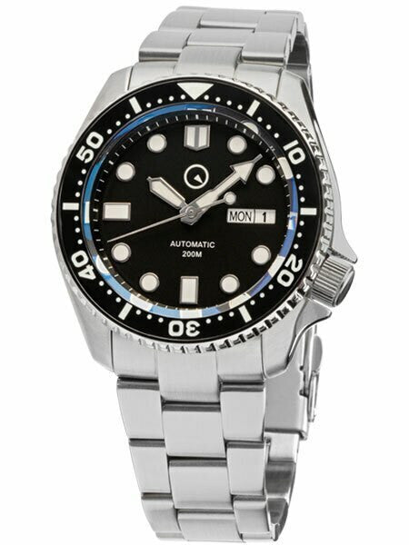 Scratch and Dent - Islander Automatic Dive Watch with Bracelet, AR Sapphire Crystal, Luminous Bezel Insert #ISL-02