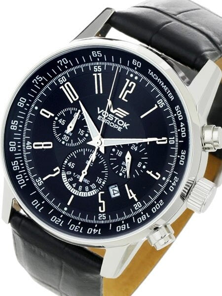 Vostok-Europe Gaz-Limo Quartz Chronograph with 24-Hour Sub-Dial 5611131