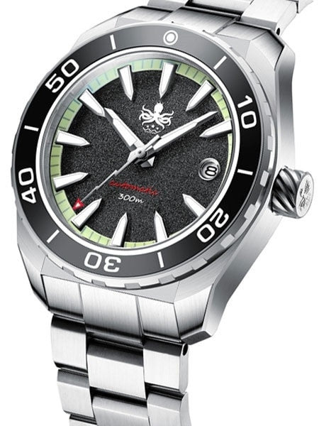 PHOIBOS Proteus 300-Meter Automatic Dive Watch with AR Double Dome Sapphire Crystal #PY024C