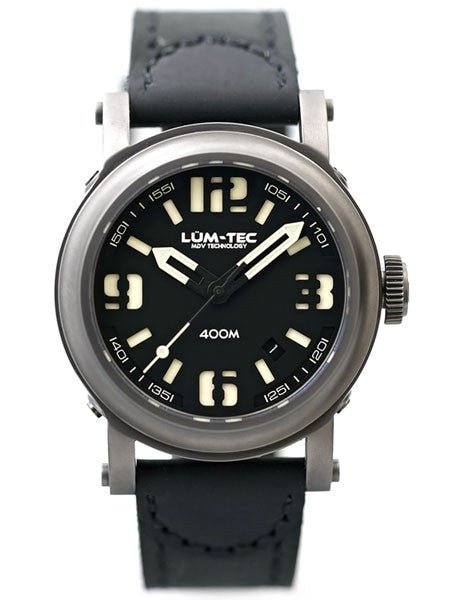 Lum-Tec 42mm High-Beat Automatic Watch with AR Sapphire Crystal #400M-1