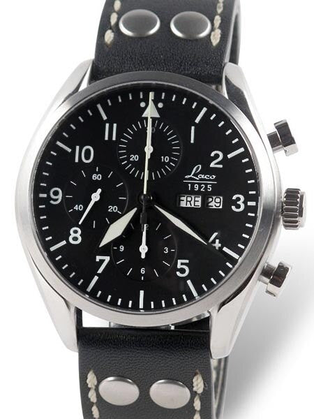 Laco Kiel Valjoux 7750 Swiss Automatic Chronograph with Sapphire Crystal #861715